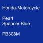 Preview: Honda-Motorcycle, Pearl Spencer Blue, PB308M.